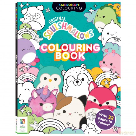 Kaleidoscope Squishmallows Feelin' Mallow Colouring Book (Kaleidoscope Colouring) [KSIĄŻKA]