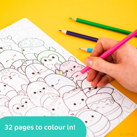 Kaleidoscope Squishmallows Feelin' Mallow Colouring Book (Kaleidoscope Colouring) [KSIĄŻKA]