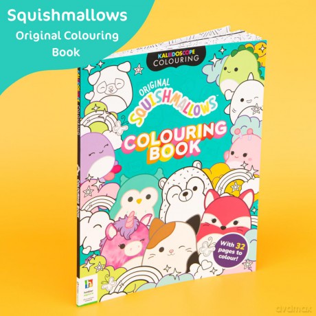 Kaleidoscope Squishmallows Feelin' Mallow Colouring Book (Kaleidoscope Colouring) [KSIĄŻKA]