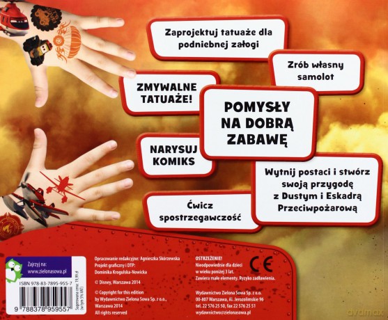 Samoloty 2. Tatuaże. Pomysły na dobrą zabawę [KSIĄŻKA]