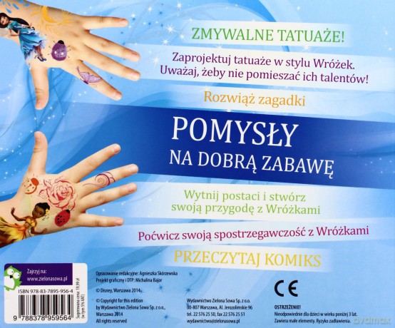 Dzwoneczek i tajemnica piratów. Tatuaże. Pomysły na dobrą zabawę [KSIĄŻKA]