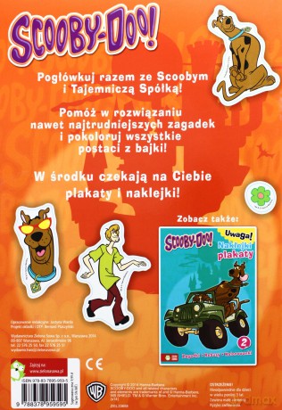 Scooby-Doo. Zagadki, rebusy, kolorowanki cz. 1 [KSIĄŻKA]
