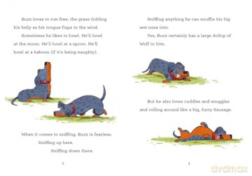 Buzz Sausage Wolf: Hilariously silly sausage dog cosy adventures! - Jim Beckett [KSIĄŻKA]