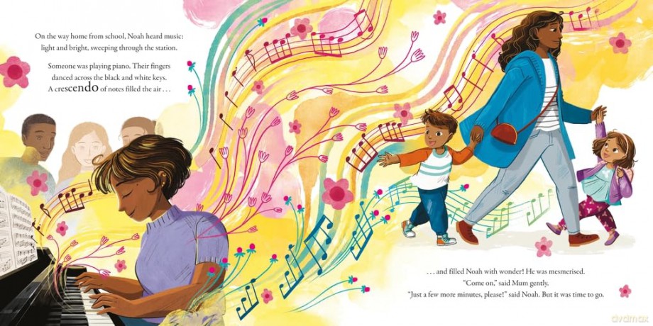 The Paper Piano: An inspirational picture book for music lovers - Rachel Ip [KSIĄŻKA]