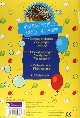 Jak przygotować przyjęcie. Krok po kroku. Kubuś Puchatek i przyjaciele (Disney) [KSIĄŻKA]
