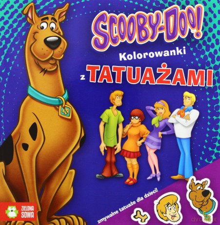 Scooby-Doo. Kolorowanki z tatuażami [KSIĄŻKA]