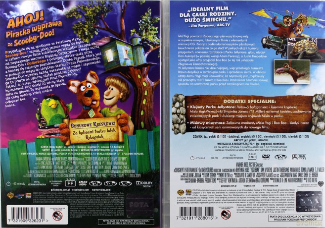 Hity Warner Bros Kolekcja: Scooby-Doo! Wyprawa po mapę skarbów/ Miś Yogi [BOX] [2DVD]