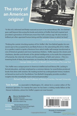 Eric Hoffer: The Longshoreman Philosopher (Hoover Institution Press Publication): 616 (Hoover Institution Press Publication (Paperback)) - Tom Bethell [KSIĄŻKA]