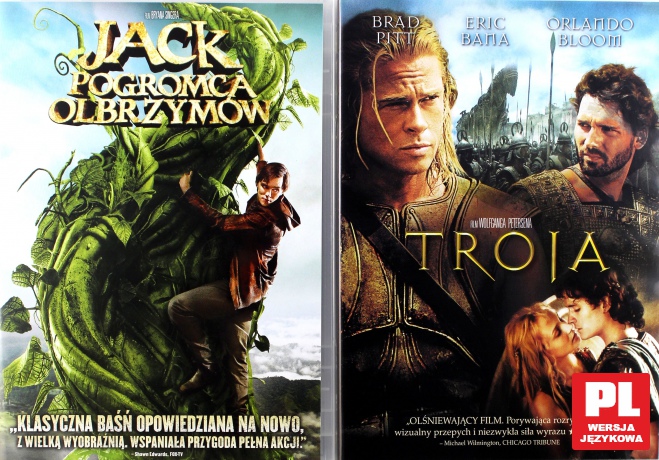 Hity Warner Bros Kolekcja: Troja/ Jack Pogromca Olbrzymów [BOX] [2DVD] 