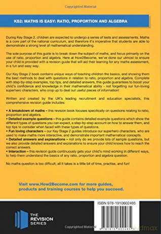 KS2: Maths is Easy - Ratio, Proportion and Algebra.: In-depth revision advice for ages 7-11 on the new SATS curriculum. (Revision Series) - Marilyn Shepherd [KSIĄŻKA]