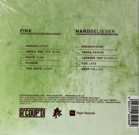 Fink: Hard Believer Special Edition [2CD]