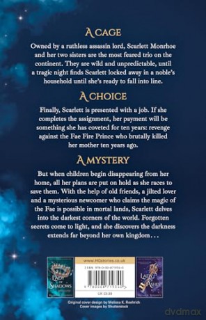 Lady of Darkness: The spellbinding dark enemies-to-lovers fantasy romance TikTok sensation for 2025: Book 1 - Melissa K. Roehrich [KSIĄŻKA]