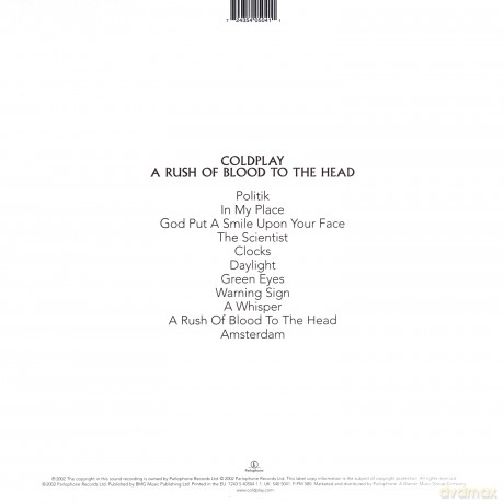 Coldplay: A Rush Of Blood To The Head [Winyl]
