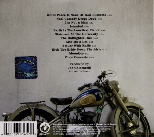 Morrissey: World Peace Is None of Your Business [CD]