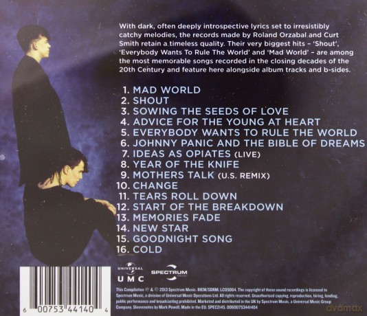 Tears For Fears: Everybody Wants To Rule The World The Collection [CD]