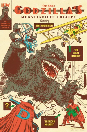 Godzilla's Monsterpiece Theatre: Godzilla vs the Great Gatsby; Definitive Collection Edition (Godzilla's Monsterpiece Theatre) - Tom Scioli [KSIĄŻKA]