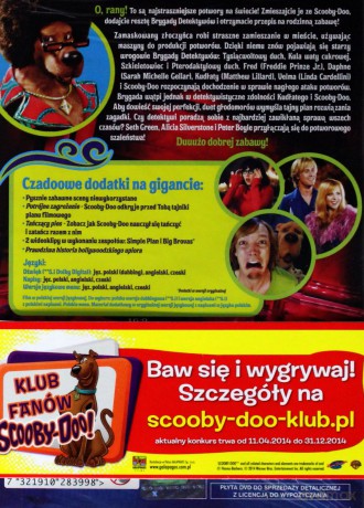 Hity Warner Bros Kolekcja: Scooby-Doo - film fabularny/ Scooby-Doo 2. Potwory na gigancie/ Scooby-Doo Strachy i patałachy [BOX] [3DVD]