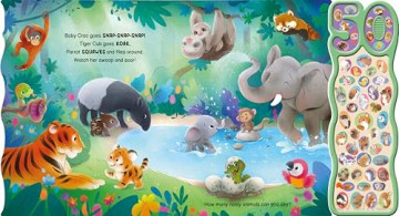 Baby Animals (50-button sound book) [KSIĄŻKA]