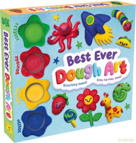 Best Ever Dough Art (Arts and Crafts Kit for Kids) [KSIĄŻKA]