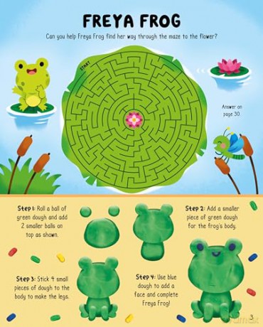 Best Ever Dough Art (Arts and Crafts Kit for Kids) [KSIĄŻKA]