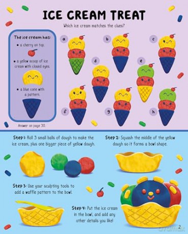 Best Ever Dough Art (Arts and Crafts Kit for Kids) [KSIĄŻKA]