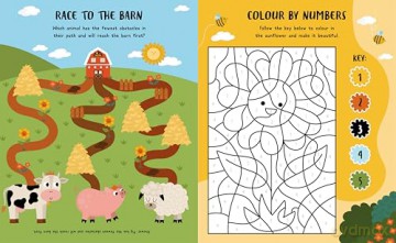 Fantastic Farm Sticker Activity (Sticker activity book with over 100 stickers) [KSIĄŻKA]