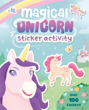 Magical Unicorns (Sticker activity book with over 100 stickers) [KSIĄŻKA]