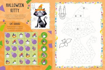Spooky Shiny Sticker Art (Mosaic Sticker by Numbers) [KSIĄŻKA]