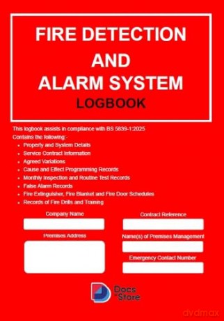 Fire Detection and Alarm System Logbook - Docs-Store [KSIĄŻKA]