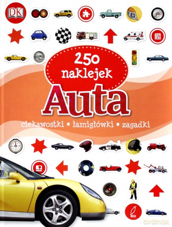 250 naklejek - Auta [KSIĄŻKA]
