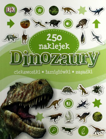 250 naklejek - Dinozaury [KSIĄŻKA]