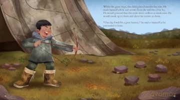 The Giant and the Grizzly Bear - Rosemarie Avrana Meyok [KSIĄŻKA]