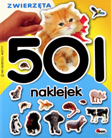 501 naklejek zwierzęta [KSIĄŻKA]