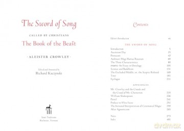 The Sword of Song: Called by Christians The Book of the Beast - Aleister Crowley [KSIĄŻKA]