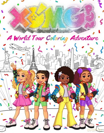 XOMG POP!: A World Tour Coloring Adventure - Chris Ruz [KSIĄŻKA]