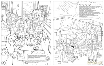 XOMG POP!: A World Tour Coloring Adventure - Chris Ruz [KSIĄŻKA]