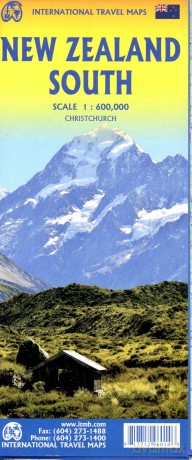 New Zealand South Island: ITM Map 1:600000 [KSIĄŻKA]