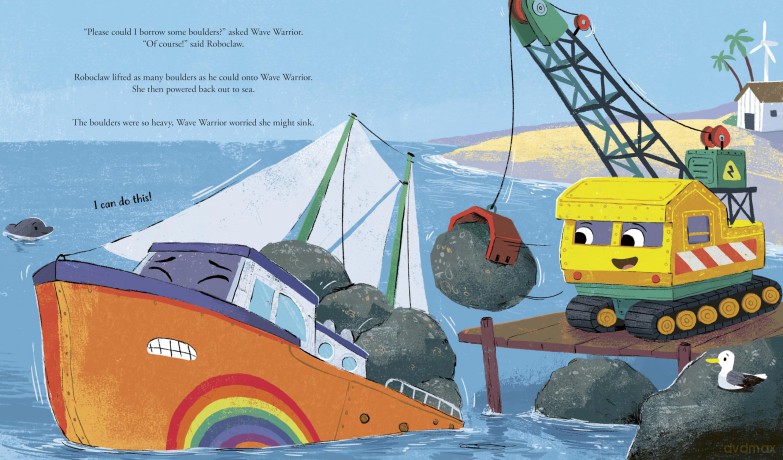 Wave Warrior and the Reef Rescue (Green Machines) - James Sellick [KSIĄŻKA]