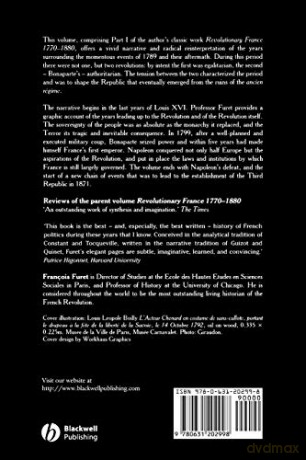 The French Revolution 1770-1814 (History of France) - Francois Furet [KSIĄŻKA]
