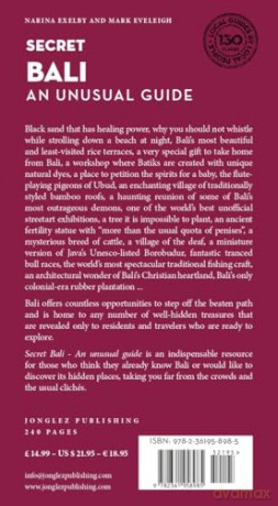 Secret Bali Guide: A guide to the unusual and unfamiliar places in Bali (Jonglez Secret Guides) - Narina Exelby [KSIĄŻKA]