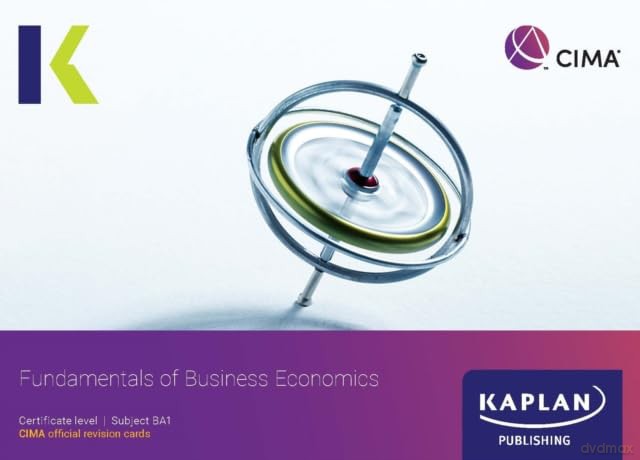 Ba1 Fundamentals Of Business Economics - Revision Cards - KAPLAN [KSIĄŻKA]