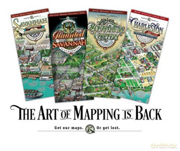 Charleston Historic District Illustrated Map - Michael Karpovage [KSIĄŻKA]