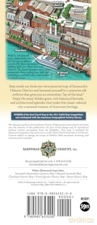 Savannah Historic District Illustrated Map. - Michael Karpovage [KSIĄŻKA]