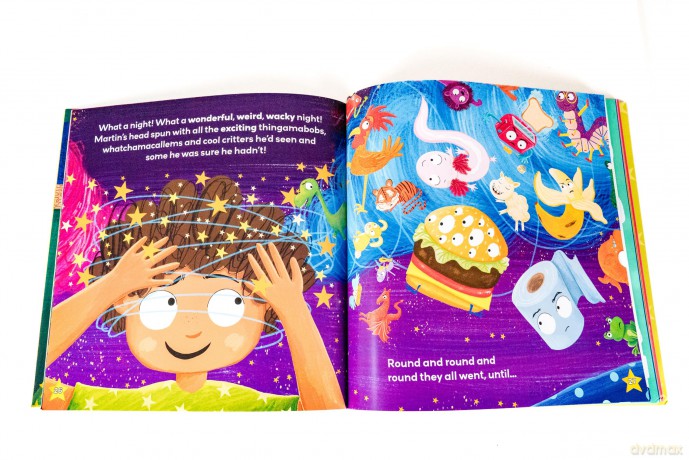 Stickery Stories: Martin and the Mysterious Thingamabobs - A boredom-busting sticker activity storybook for 4-8 year olds! - Elizabeth Davies [KSIĄŻKA]