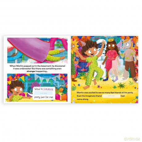 Stickery Stories: Martin and the Mysterious Thingamabobs - A boredom-busting sticker activity storybook for 4-8 year olds! - Elizabeth Davies [KSIĄŻKA]