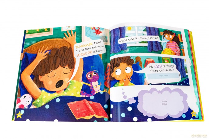 Stickery Stories: Martin and the Mysterious Thingamabobs - A boredom-busting sticker activity storybook for 4-8 year olds! - Elizabeth Davies [KSIĄŻKA]
