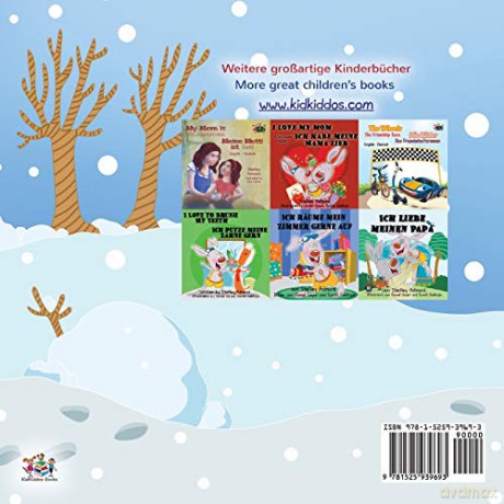I Love Winter (German English Bilingual Book for Kids) (German English Bilingual Collection) - Shelley Admont [KSIĄŻKA]