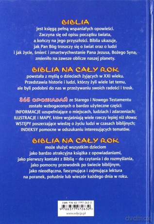 Biblia na cały rok. 365 opowiadań dla dzieci [KSIĄŻKA]