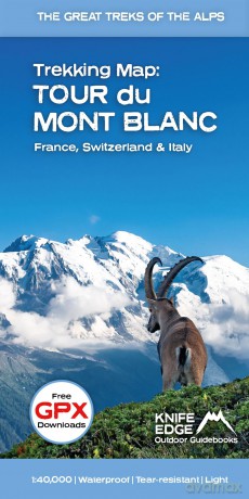 Tour du Mont Blanc - Trekking Map (Great Treks of the Alps) - Andrew McCluggage [KSIĄŻKA]