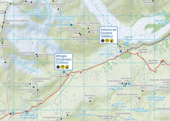 Tour du Mont Blanc - Trekking Map (Great Treks of the Alps) - Andrew McCluggage [KSIĄŻKA]